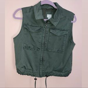 Womans Green Vest